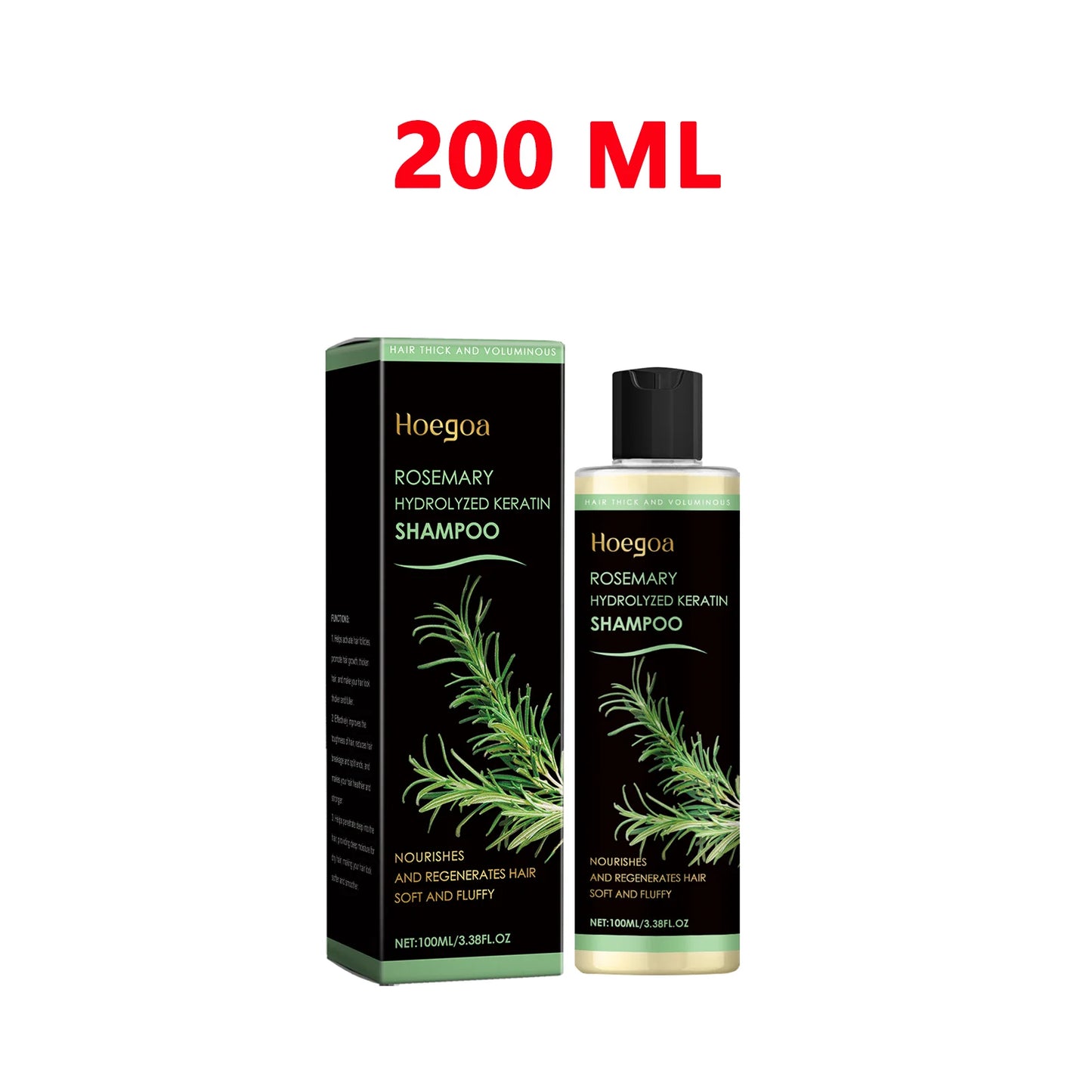 Organic Rosemary Oil Shampoo – Boosts Hair Growth, Thickness & Volume for Men & Women