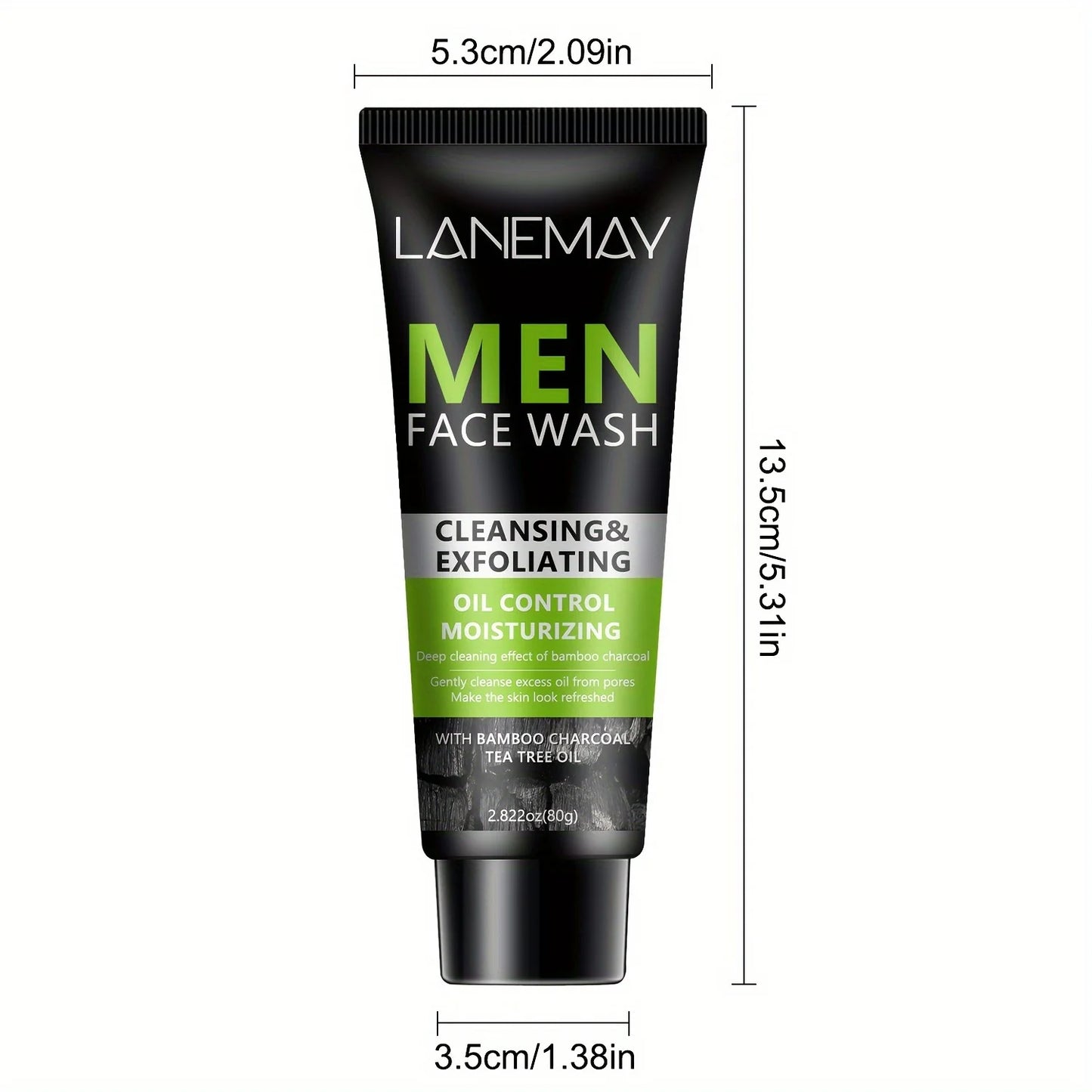 Men’s Volcanic Mud Face Wash – Deep Cleansing & Oil Control