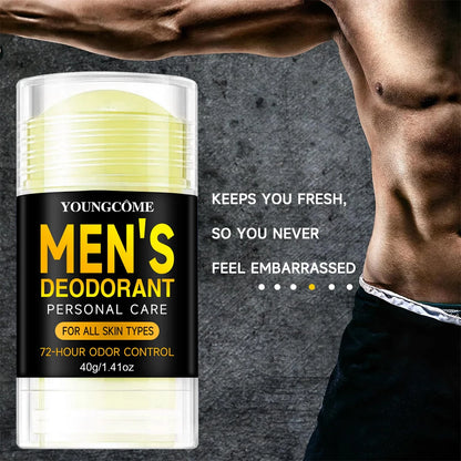 Men Sandalwood Deodorant Stick – Long-Lasting Odor Control, Anti-Sweat & Underarm Freshness