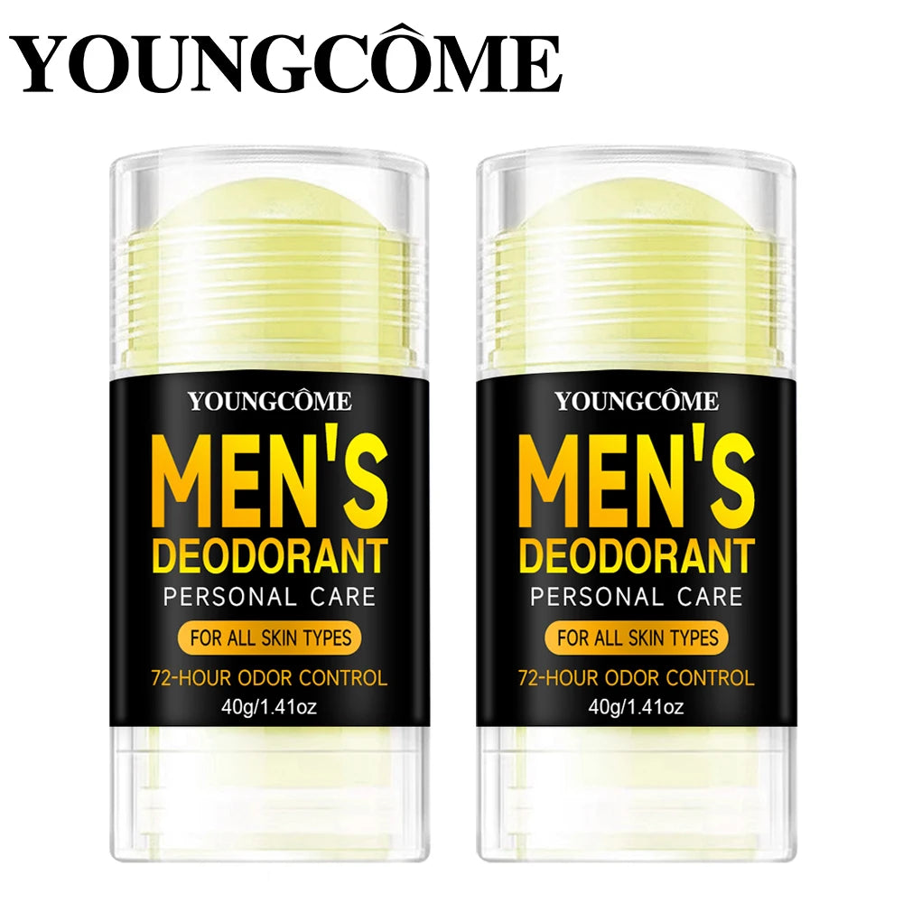 Men Sandalwood Deodorant Stick – Long-Lasting Odor Control, Anti-Sweat & Underarm Freshness
