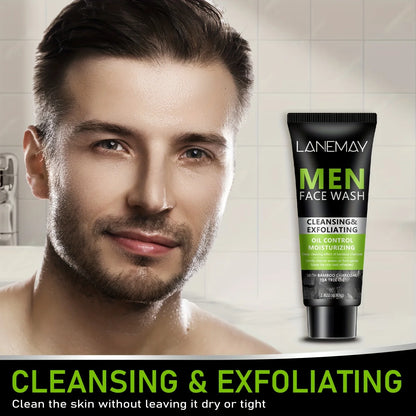 Men’s Volcanic Mud Face Wash – Deep Cleansing & Oil Control