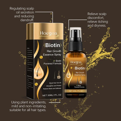 Biotin Fast Hair Growth Spray

Anti Hair Loss & Baldness Prevention Serum for Scalp & Beard – 30 ml