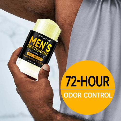 Men Sandalwood Deodorant Stick – Long-Lasting Odor Control, Anti-Sweat & Underarm Freshness