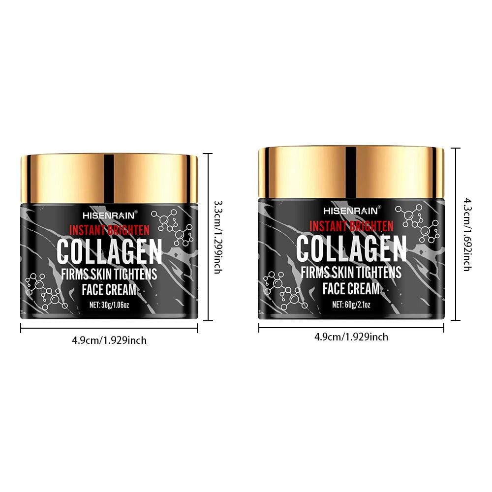 HISENRAIN Collagen & Retinol Face Cream for Men – Intense Hydration, Firming & Anti-Aging Skincare