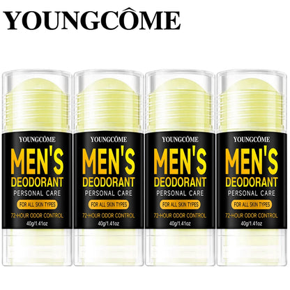 Men Sandalwood Deodorant Stick – Long-Lasting Odor Control, Anti-Sweat & Underarm Freshness