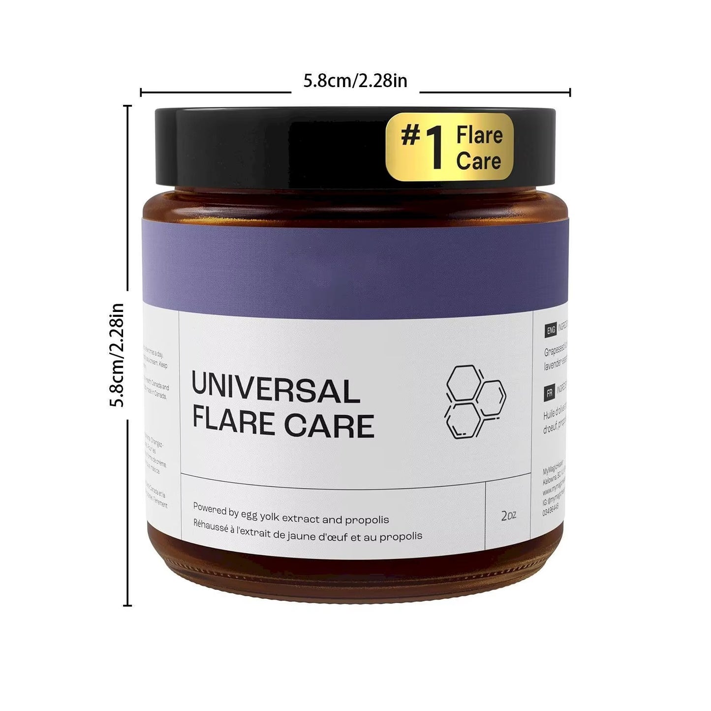 U Niversal | R Elieve Skin Problems | Hidradenitis Suppurativa Abscesses | Solution with and Egg Yolk Extracts 1.8 Oz
