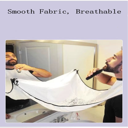 Men'S Home Shaving Scarf, Shaving Cloth, Hair Cutting Hat, Hair Cutting Apron, Dirt Proof, Keep Clean